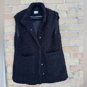 Kaffe Black Teddy Vest